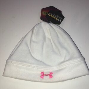 Under Armour Storm White Pink Infrared Hat NEW